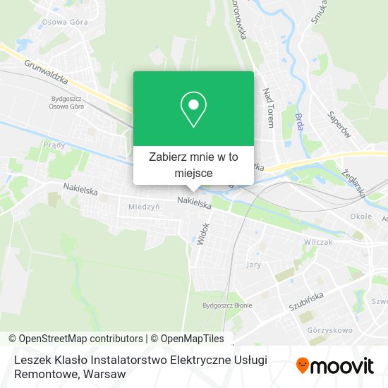 Mapa Leszek Klasło Instalatorstwo Elektryczne Usługi Remontowe