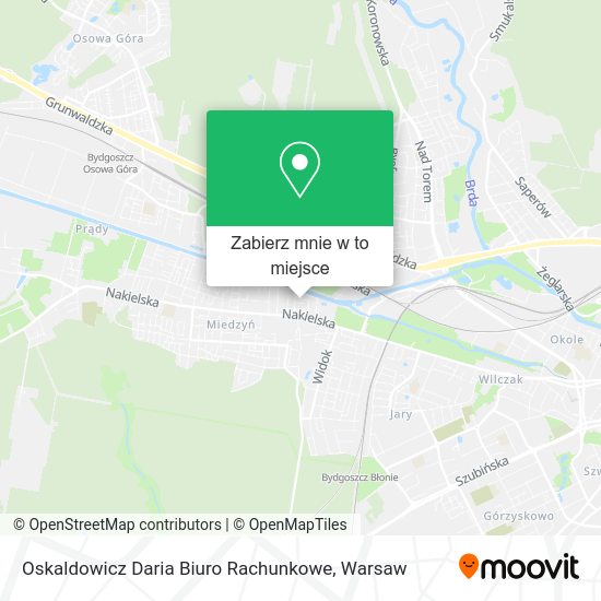 Mapa Oskaldowicz Daria Biuro Rachunkowe