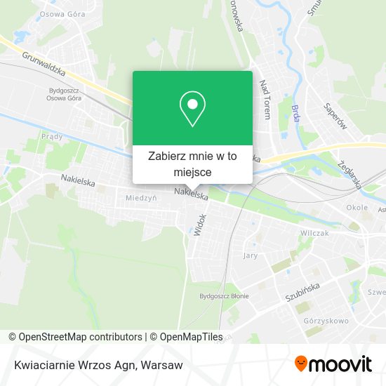 Mapa Kwiaciarnie Wrzos Agn