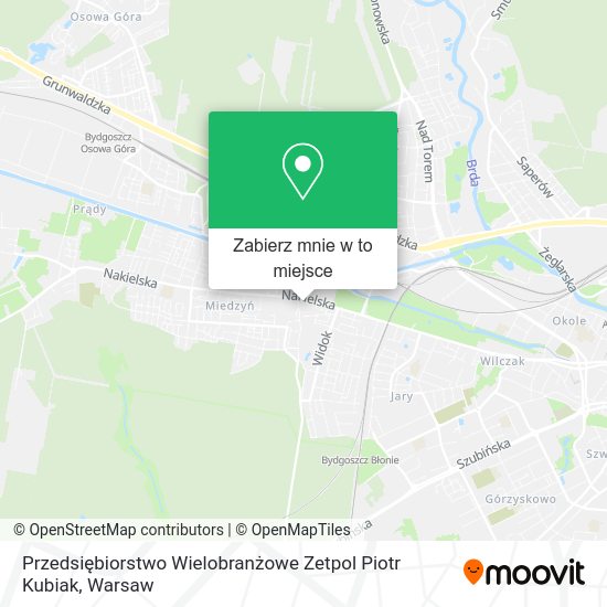 Mapa Przedsiębiorstwo Wielobranżowe Zetpol Piotr Kubiak