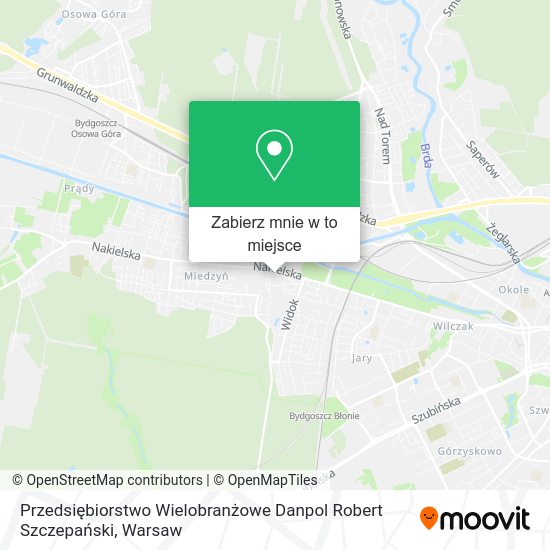 Mapa Przedsiębiorstwo Wielobranżowe Danpol Robert Szczepański