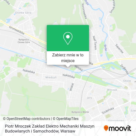 Mapa Piotr Mroczek Zakład Elektro Mechaniki Maszyn Budowlanych i Samochodów