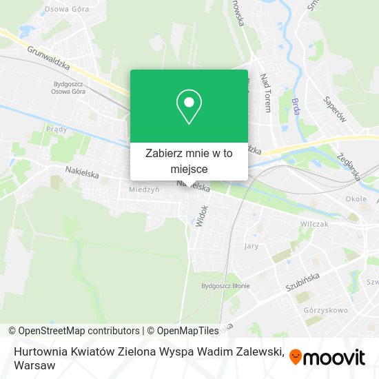 Mapa Hurtownia Kwiatów Zielona Wyspa Wadim Zalewski