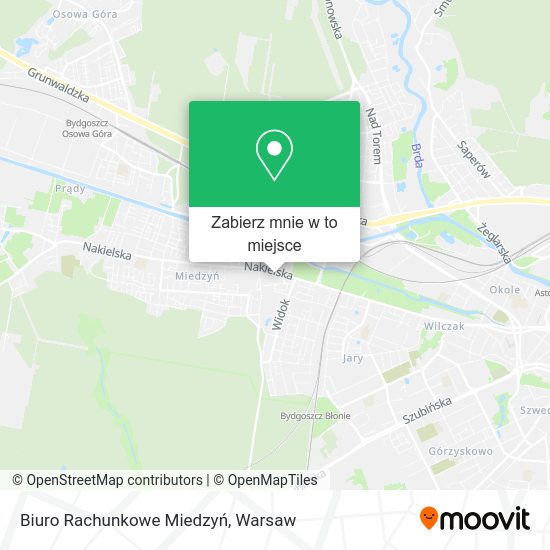 Mapa Biuro Rachunkowe Miedzyń