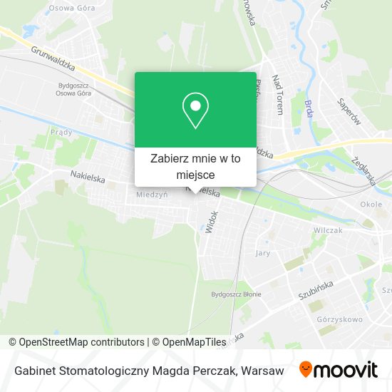 Mapa Gabinet Stomatologiczny Magda Perczak