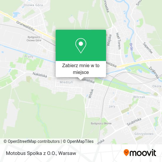 Mapa Motobus Spolka z O.O.