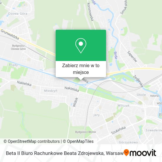 Mapa Beta II Biuro Rachunkowe Beata Zdrojewska