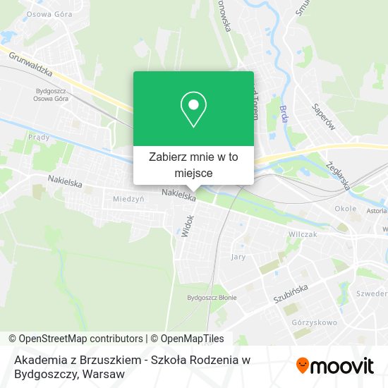 Mapa Akademia z Brzuszkiem - Szkoła Rodzenia w Bydgoszczy