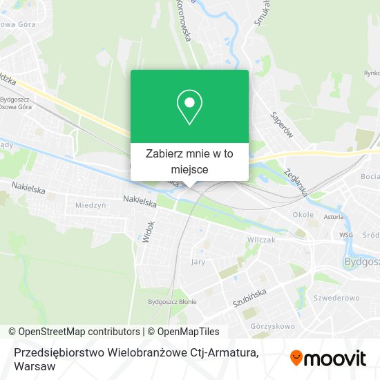 Mapa Przedsiębiorstwo Wielobranżowe Ctj-Armatura