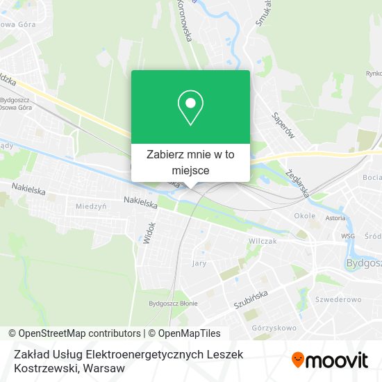 Mapa Zakład Usług Elektroenergetycznych Leszek Kostrzewski