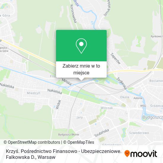 Mapa Krzyś. Pośrednictwo Finansowo - Ubezpieczeniowe. Falkowska D.