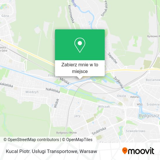 Mapa Kucal Piotr. Usługi Transportowe