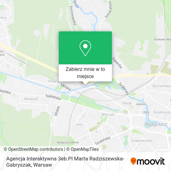 Mapa Agencja Interaktywna 3eb.Pl Marta Radziszewska-Gabryszak