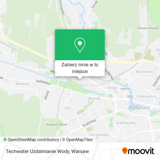 Mapa Techwater Uzdatnianie Wody