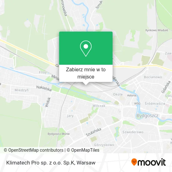 Mapa Klimatech Pro sp. z o.o. Sp.K