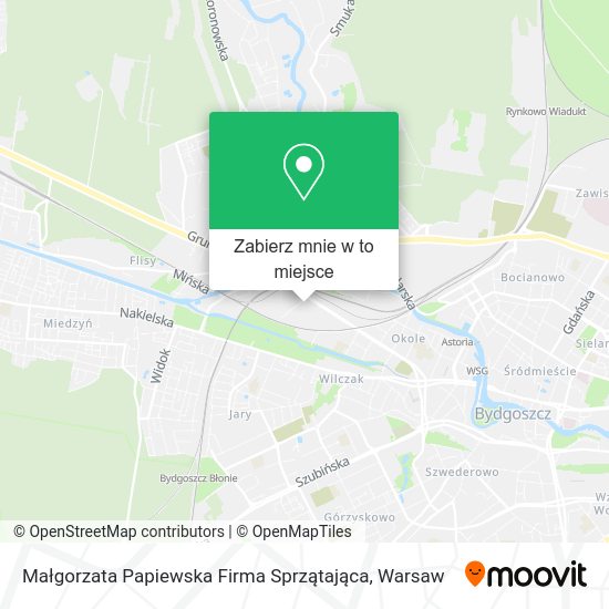 Mapa Małgorzata Papiewska Firma Sprzątająca