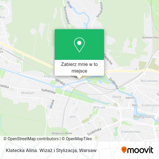 Mapa Klatecka Alina. Wizaż i Stylizacja