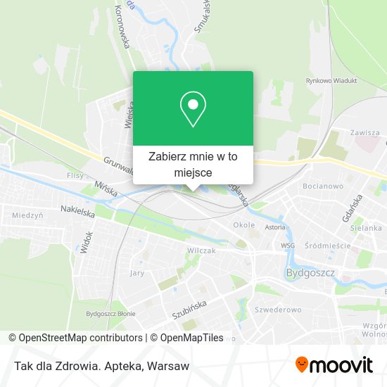 Mapa Tak dla Zdrowia. Apteka