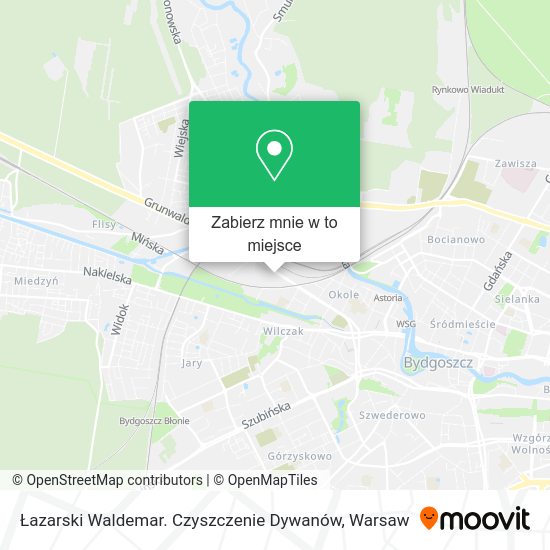 Mapa Łazarski Waldemar. Czyszczenie Dywanów