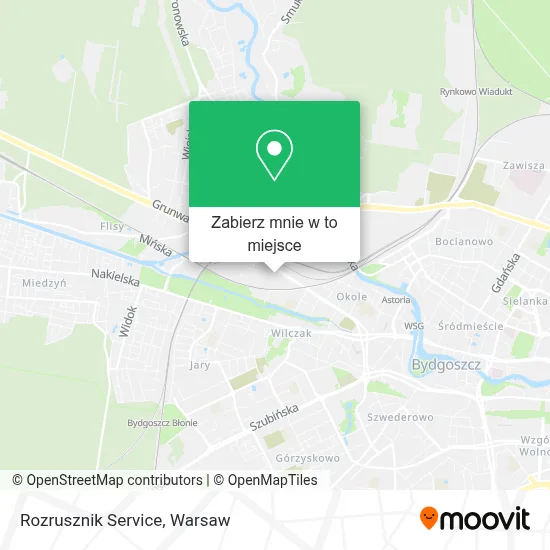 Mapa Rozrusznik Service