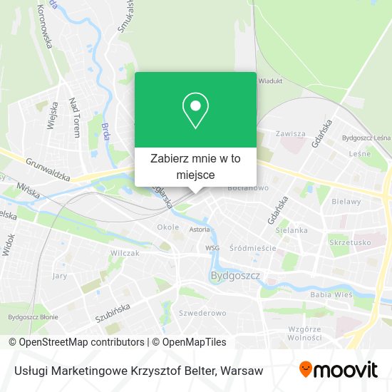 Mapa Usługi Marketingowe Krzysztof Belter