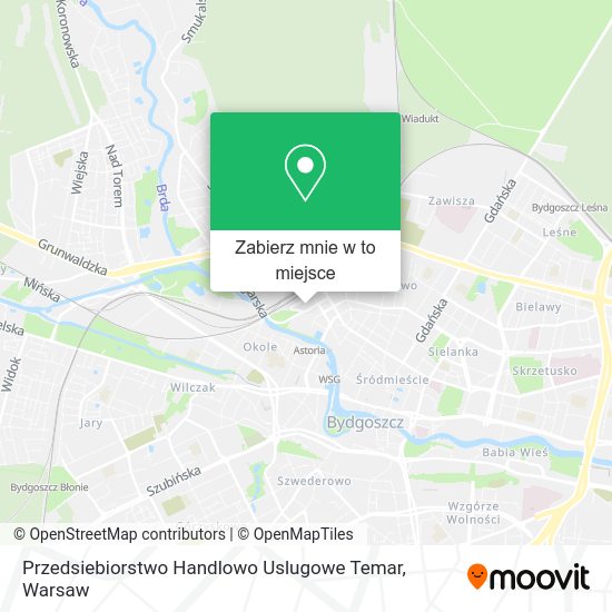 Mapa Przedsiebiorstwo Handlowo Uslugowe Temar