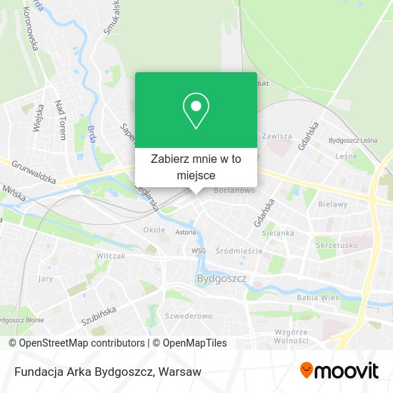 Mapa Fundacja Arka Bydgoszcz