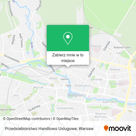 Mapa Przedsiebiorstwo Handlowo Uslugowe