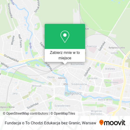 Mapa Fundacja o To Chodzi Edukacja bez Granic