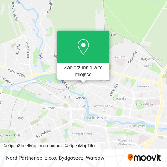 Mapa Nord Partner sp. z o.o. Bydgoszcz