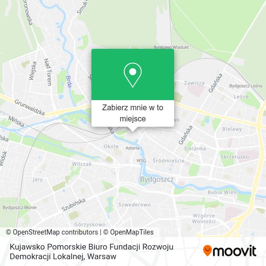 Mapa Kujawsko Pomorskie Biuro Fundacji Rozwoju Demokracji Lokalnej