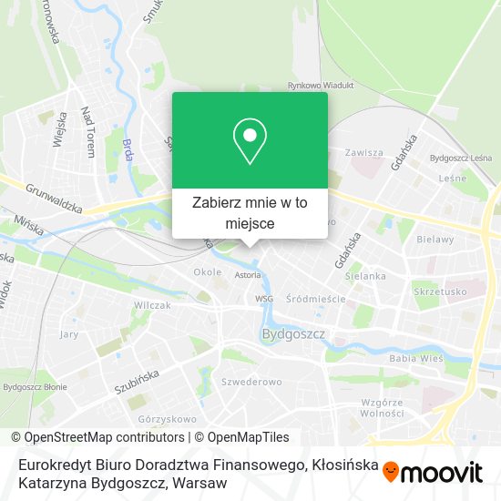 Mapa Eurokredyt Biuro Doradztwa Finansowego, Kłosińska Katarzyna Bydgoszcz