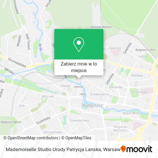 Mapa Mademoiselle Studio Urody Patrycja Lanska