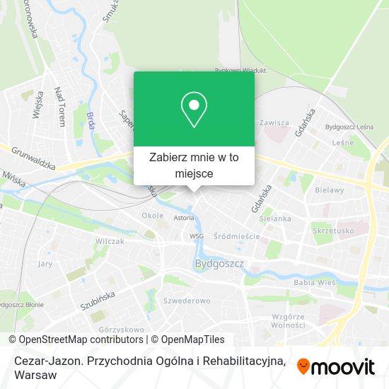 Mapa Cezar-Jazon. Przychodnia Ogólna i Rehabilitacyjna