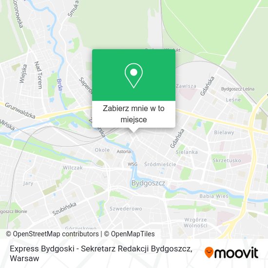 Mapa Express Bydgoski - Sekretarz Redakcji Bydgoszcz