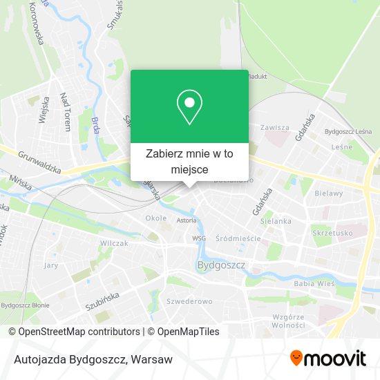 Mapa Autojazda Bydgoszcz