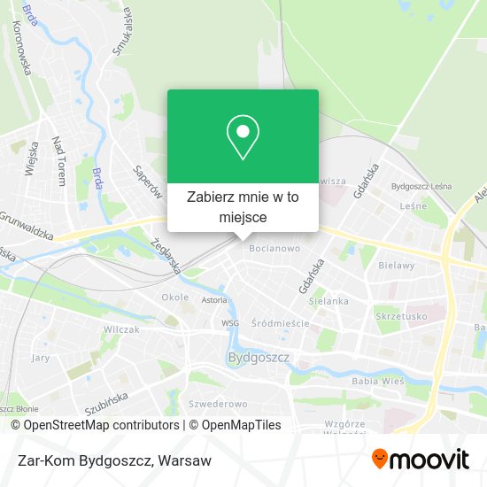 Mapa Zar-Kom Bydgoszcz