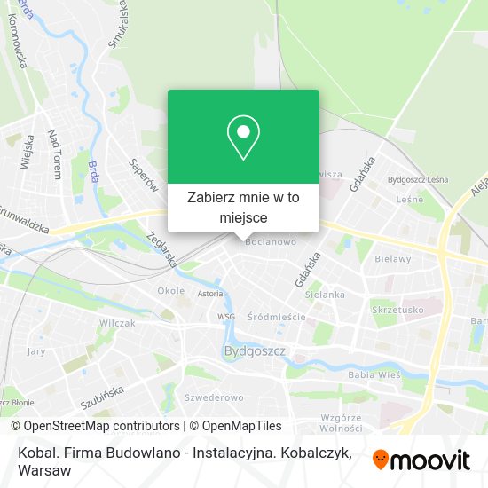 Mapa Kobal. Firma Budowlano - Instalacyjna. Kobalczyk