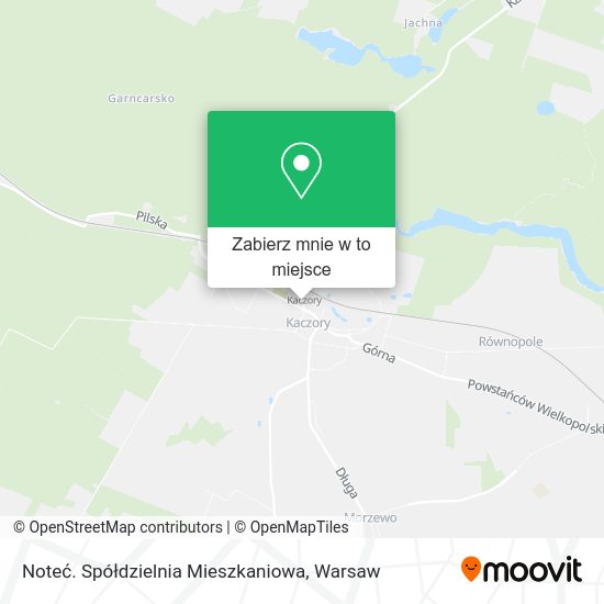 Mapa Noteć. Spółdzielnia Mieszkaniowa