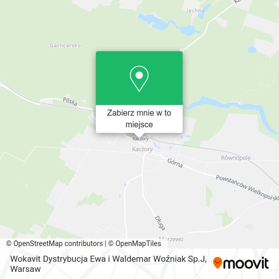 Mapa Wokavit Dystrybucja Ewa i Waldemar Woźniak Sp.J