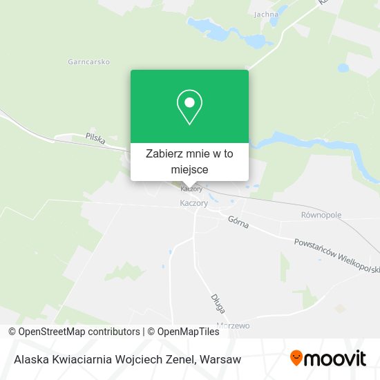 Mapa Alaska Kwiaciarnia Wojciech Zenel