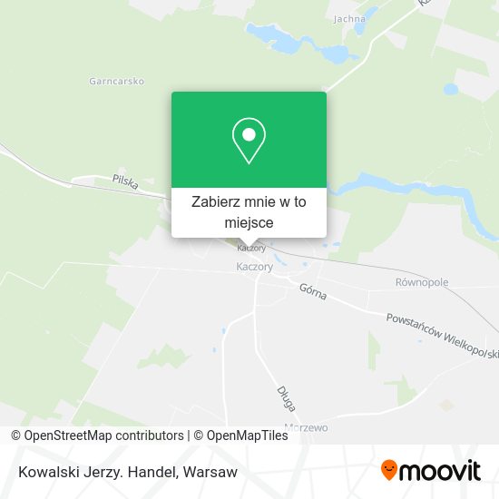 Mapa Kowalski Jerzy. Handel