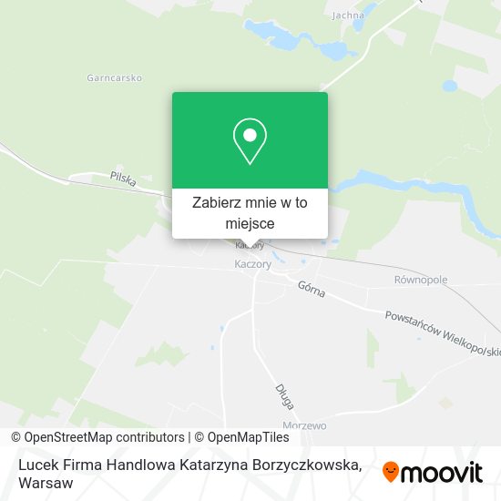 Mapa Lucek Firma Handlowa Katarzyna Borzyczkowska