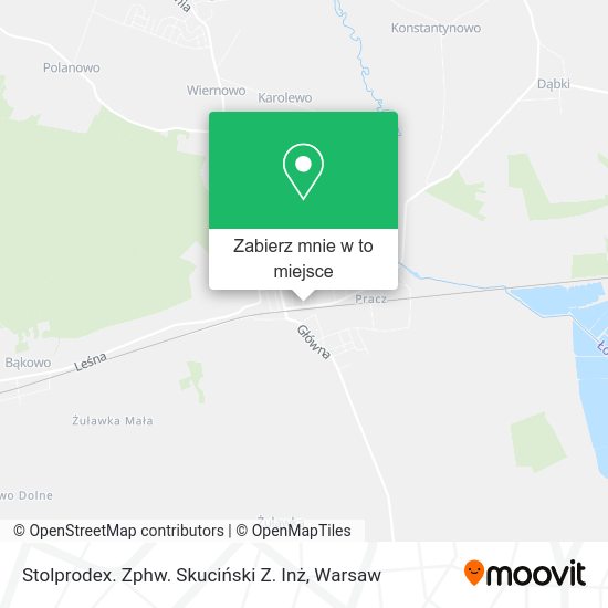 Mapa Stolprodex. Zphw. Skuciński Z. Inż