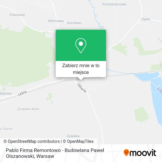 Mapa Pablo Firma Remontowo - Budowlana Paweł Olszanowski