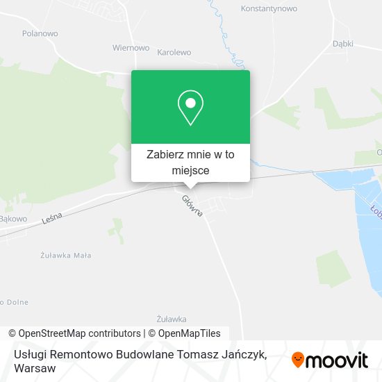 Mapa Usługi Remontowo Budowlane Tomasz Jańczyk