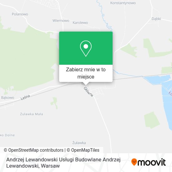 Mapa Andrzej Lewandowski Usługi Budowlane Andrzej Lewandowski