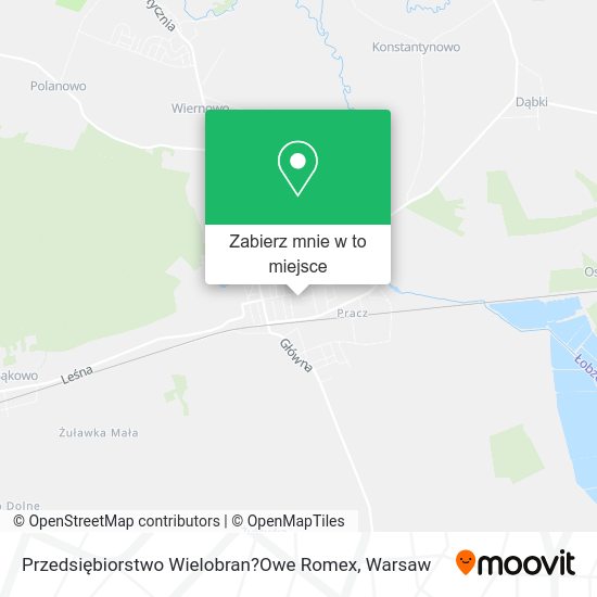 Mapa Przedsiębiorstwo Wielobran?Owe Romex