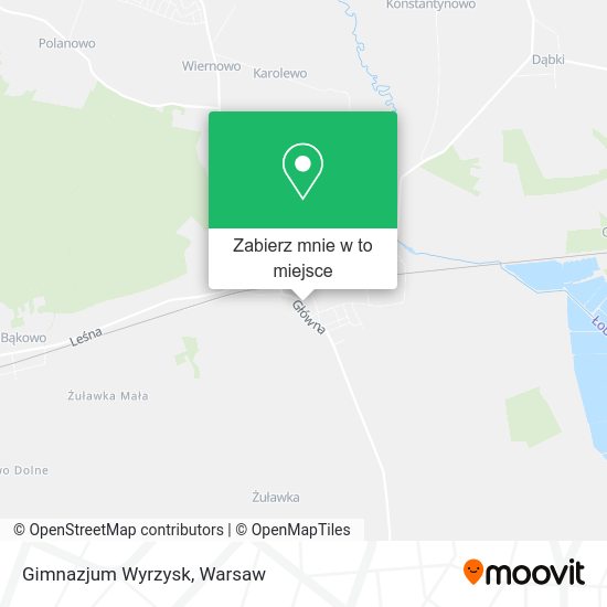 Mapa Gimnazjum Wyrzysk