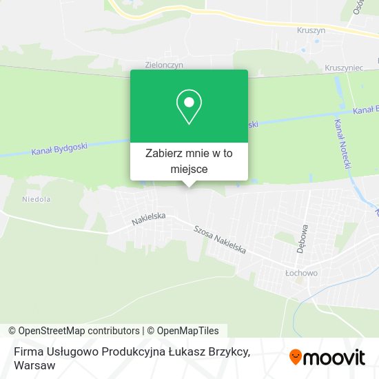 Mapa Firma Usługowo Produkcyjna Łukasz Brzykcy